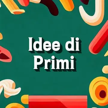Copertina della raccolta Idee di primi piatti