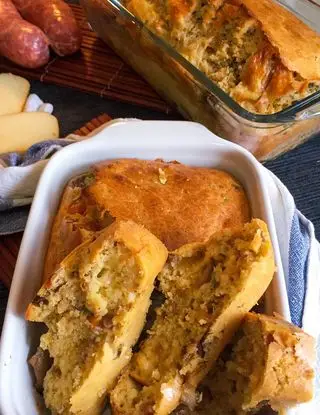 Ricetta Plumcake salato salsiccia, funghi e scamorza affumicata di alessandro_cersosimo