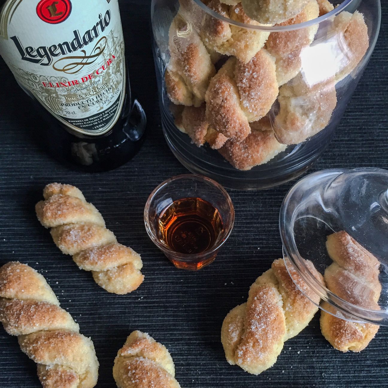 Treccine cocco e rhum