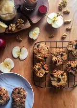 Ricetta Vegan cookies di avena e noci con mele e cannella