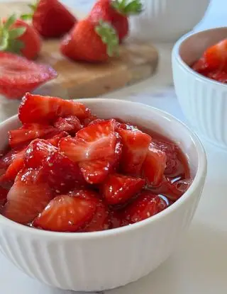 Ricetta Macedonia di Fragole di cascinamadamarous