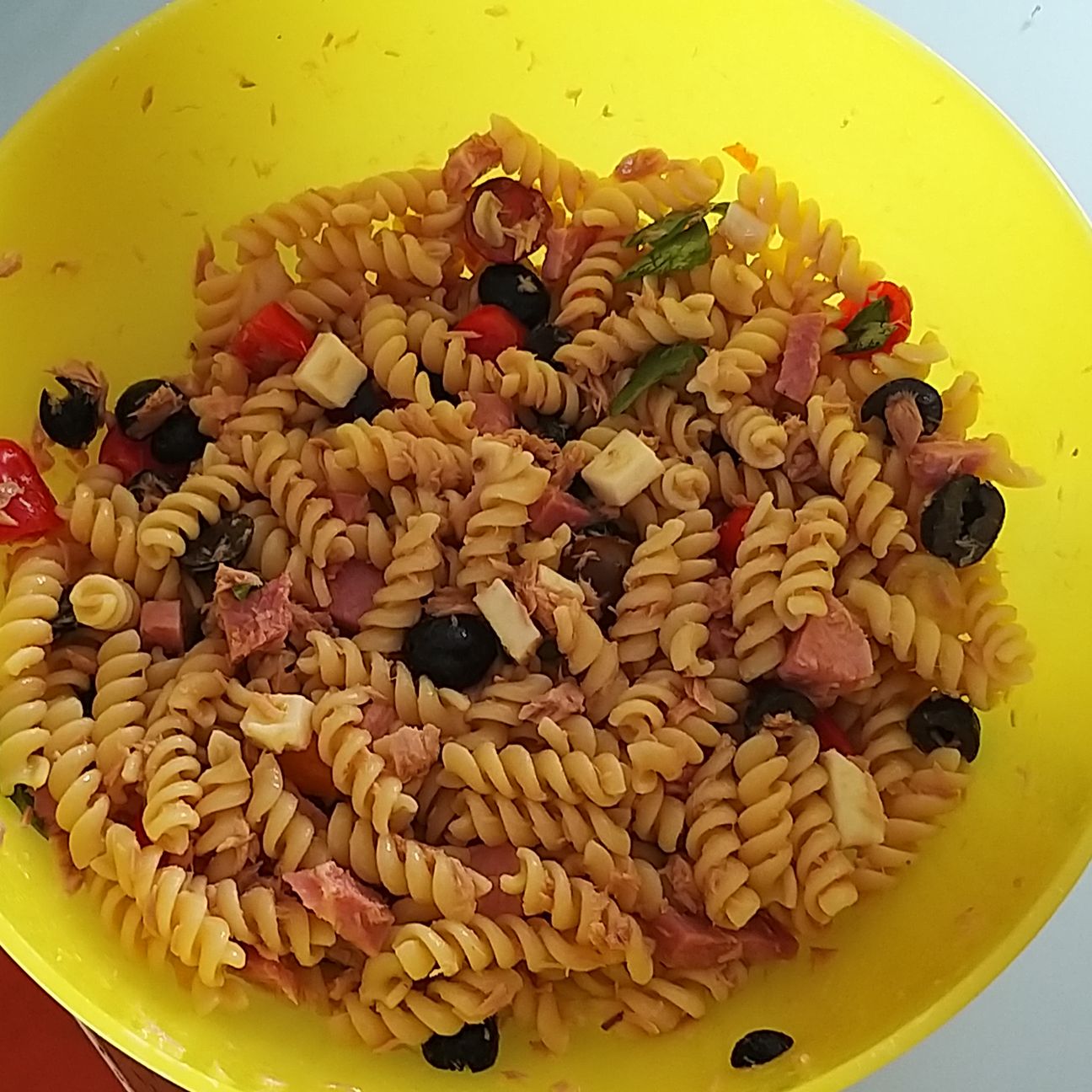 Fusilli alla mediterranea