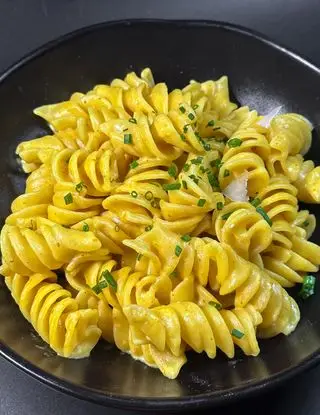 Ricetta Elica con curry e parmigiano di cannamela