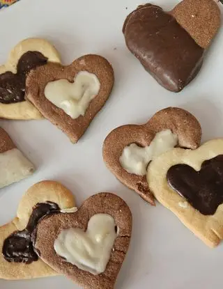 Ricetta Biscotti al burro dolci cuori di danielapassaquindici