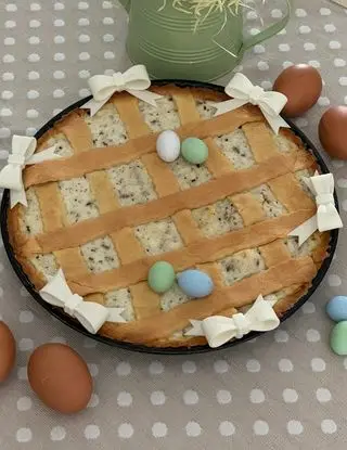 Ricetta Crostata con ricotta e scaglie di cioccolato di cucinacon_grazia