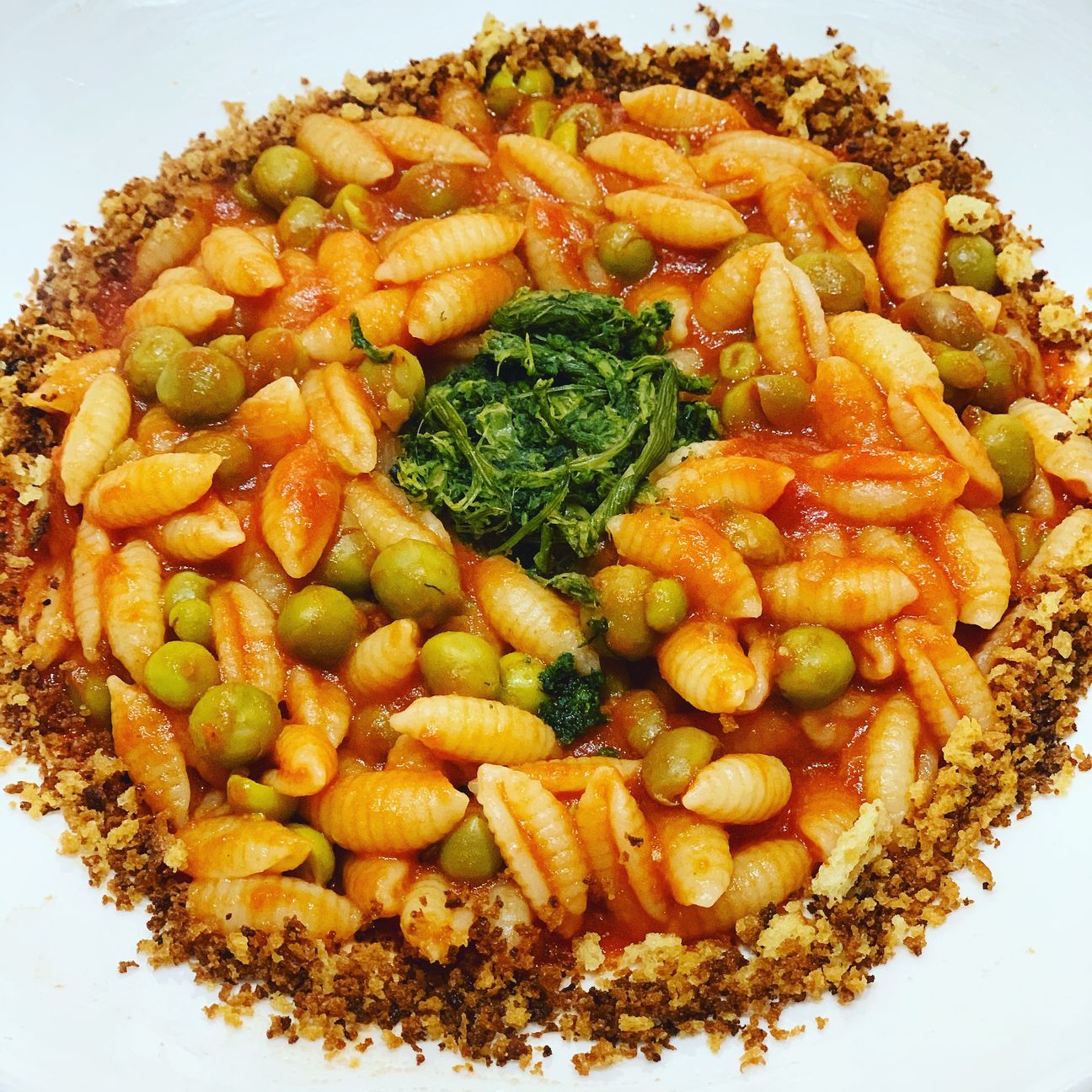 Gnocchi sardi con finocchio selvatico e pangrattato