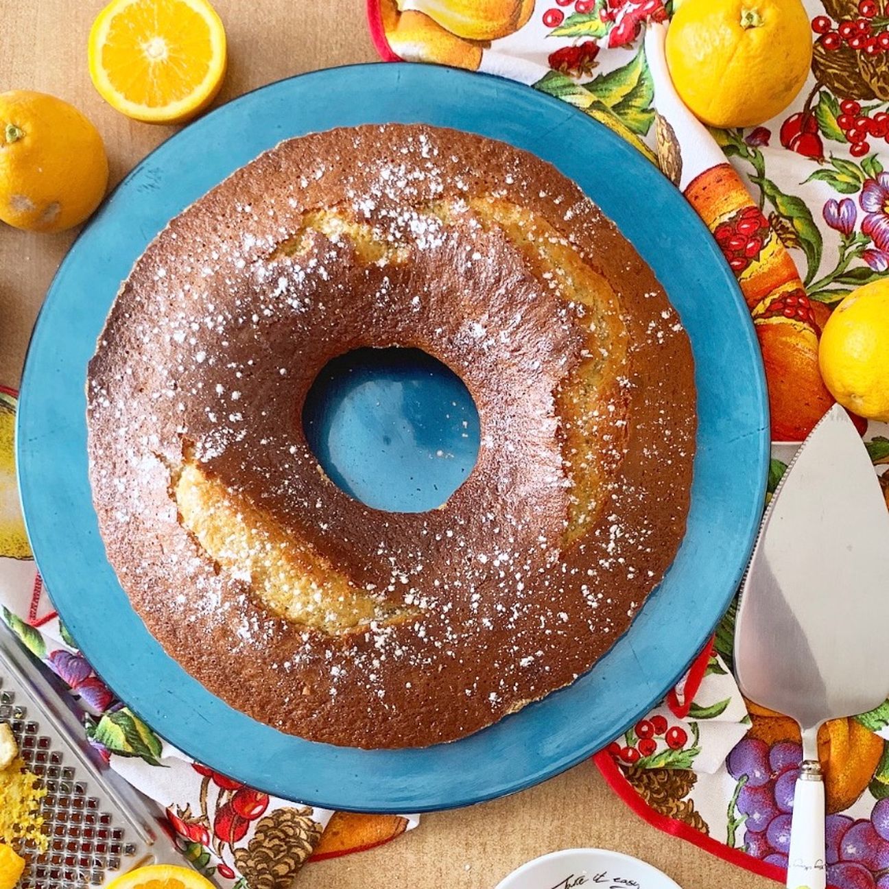 Ciambella all'arancia senza burro