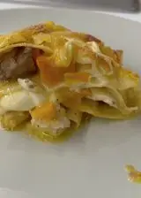 Ricetta Lasagne D’Autunno con Zucca, Funghi e Salsiccia di Pollo