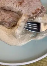 Ricetta Tagliata di Manzo con crema ai Funghi Porcini