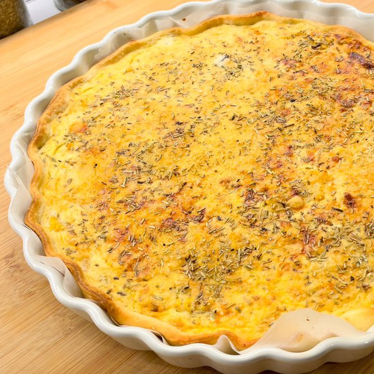 Quiche alla Zucchetta, Formagiosa e Aromatica