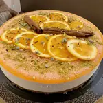 Ricetta Cheesecake Arancia, Pistacchio e Cannella