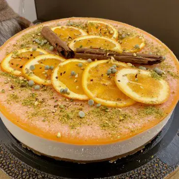 Ricetta Cheesecake Arancia, Pistacchio e Cannella di unamicoincucina