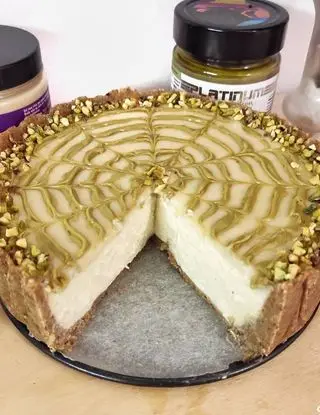 Ricetta Cheesecake fit bianco& pistacchio di ricett_ale
