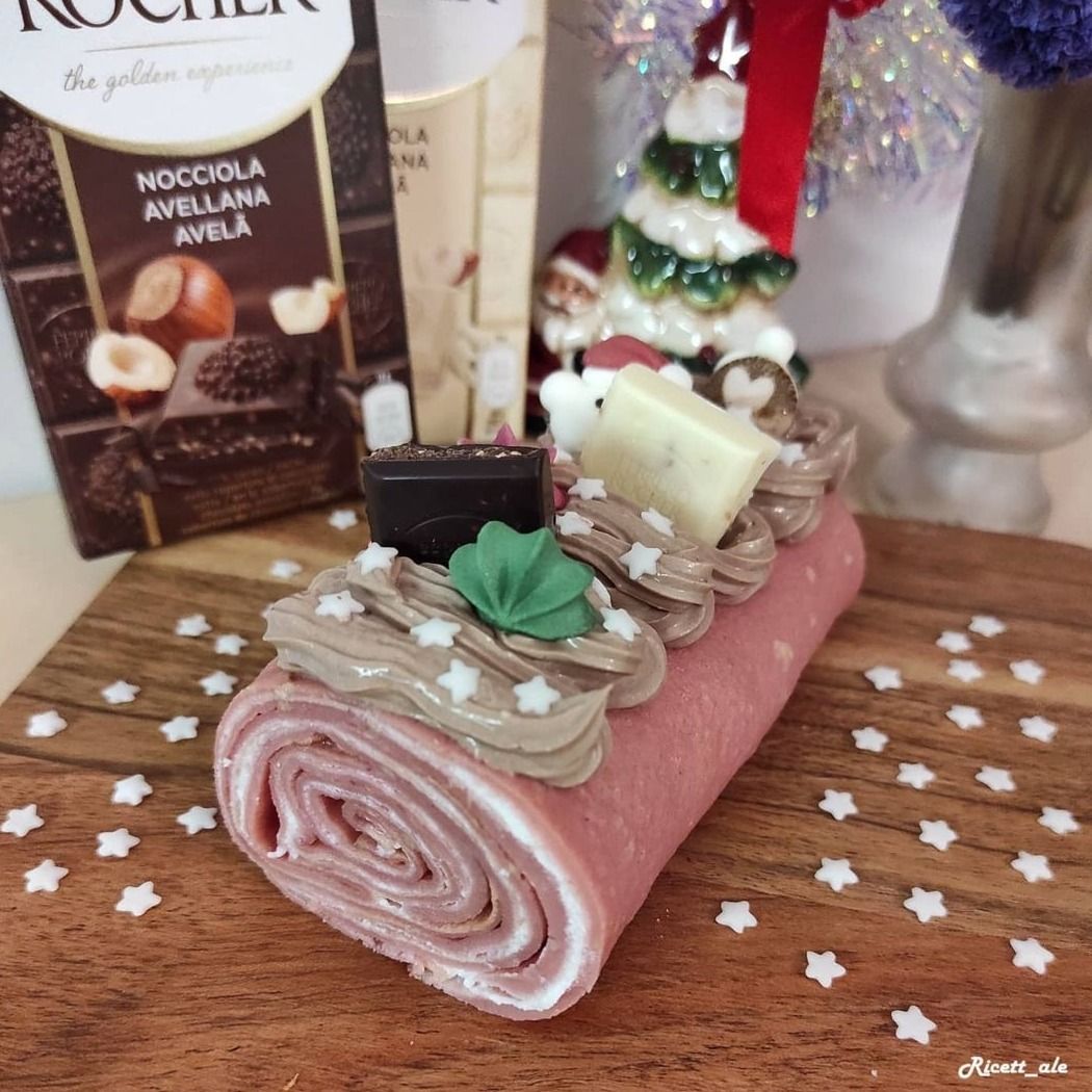 Christmas crêpes roll
