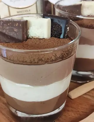 Ricetta Cremoso Rocher ai tre cioccolati di ricett_ale