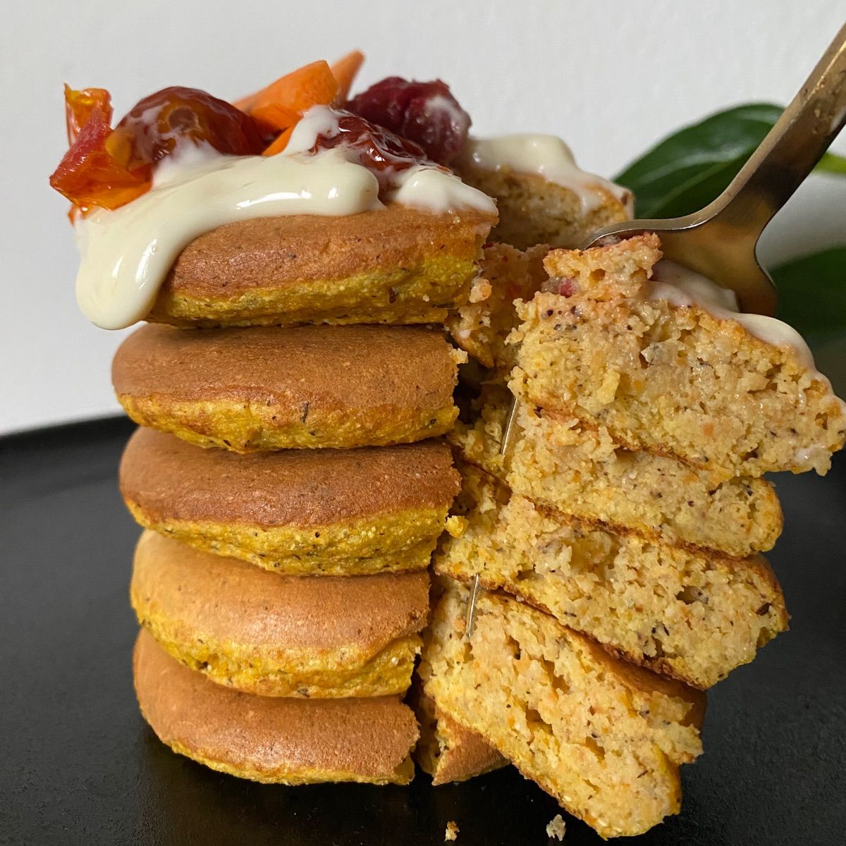 Pancake di carote e ceci🥕