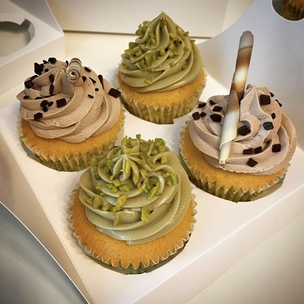 Cupcakes - Cioccolato e Pistacchio