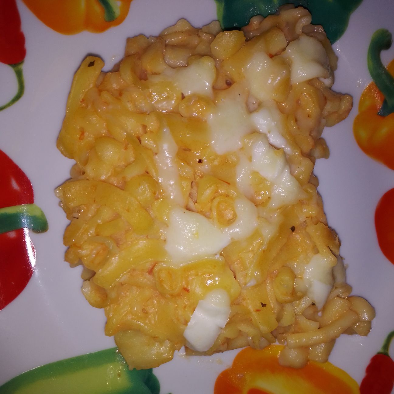 Pasta e patate filante