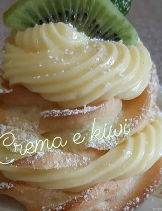Zeppole di San Giuseppe con kiwi - Al.ta Cucina | simoneantonella54