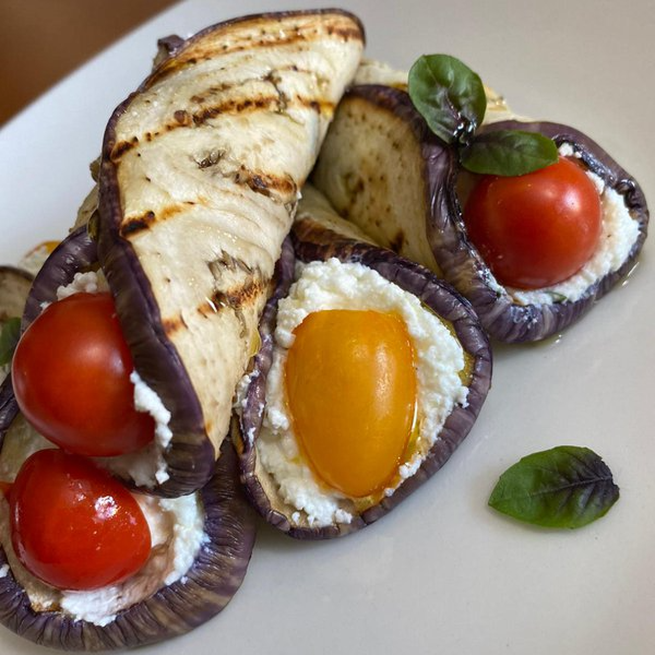 Melanzane siciliane arrostite simil cannoli
