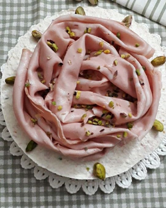 Cheesecake salata mortadella e pistacchi
