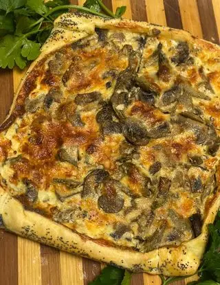 Ricetta Torta salata con funghi e carciofi di simoneantonella54