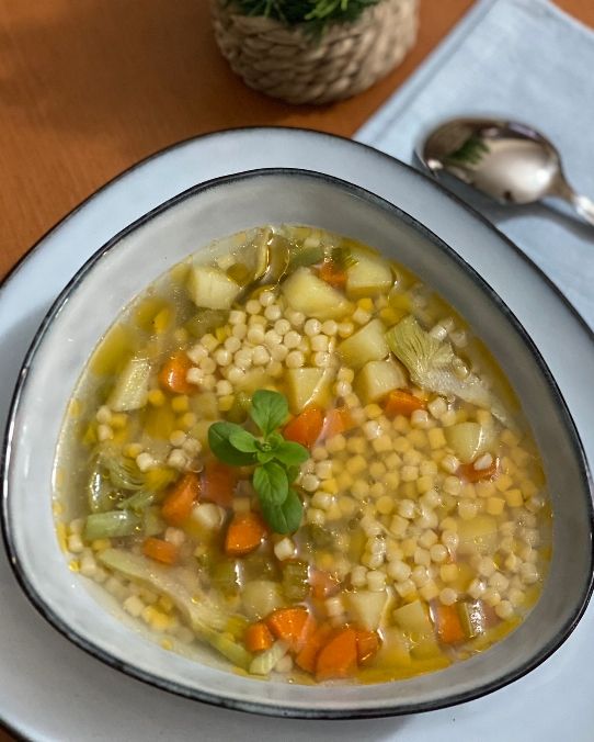 Minestra di fregula sarda