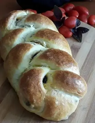 Ricetta Treccia salata farcita con melanzane a funghetto di simoneantonella54