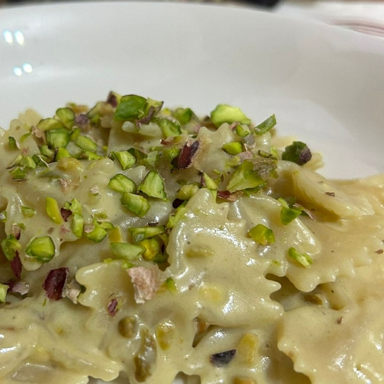 Pasta con pesto di pistacchio