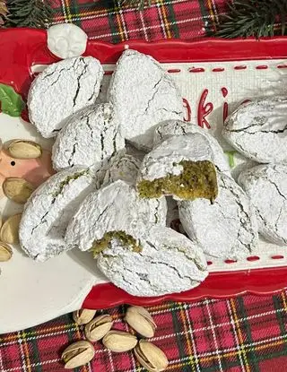 Ricetta Ricciarelli al pistacchio #NataleAltaCucina di simoneantonella54