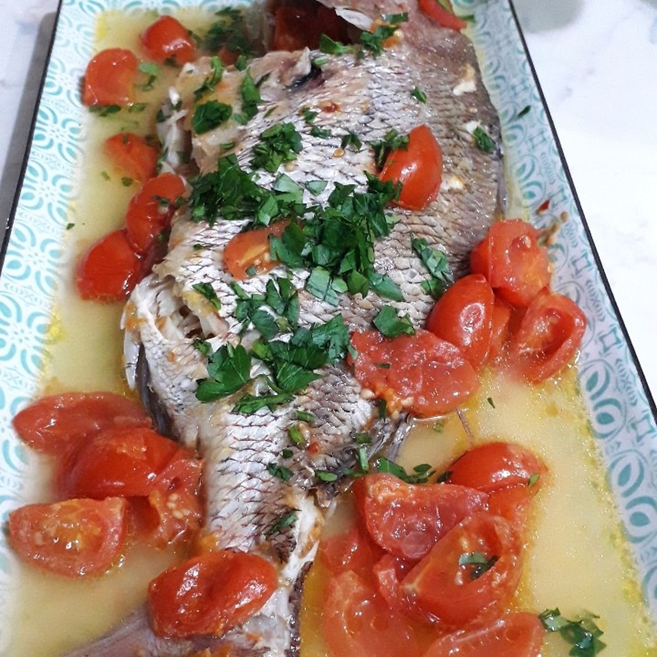 Dentice all 'acqua pazza