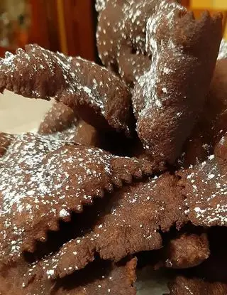 Ricetta Chiacchiere al cacao. di simoneantonella54