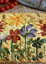 Ricetta Focaccia garden