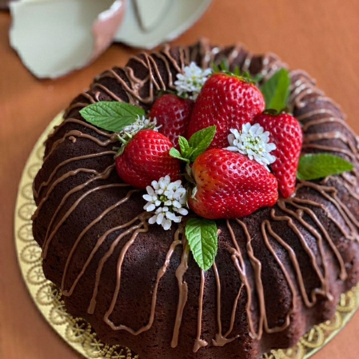 Torta con uova di Pasqua