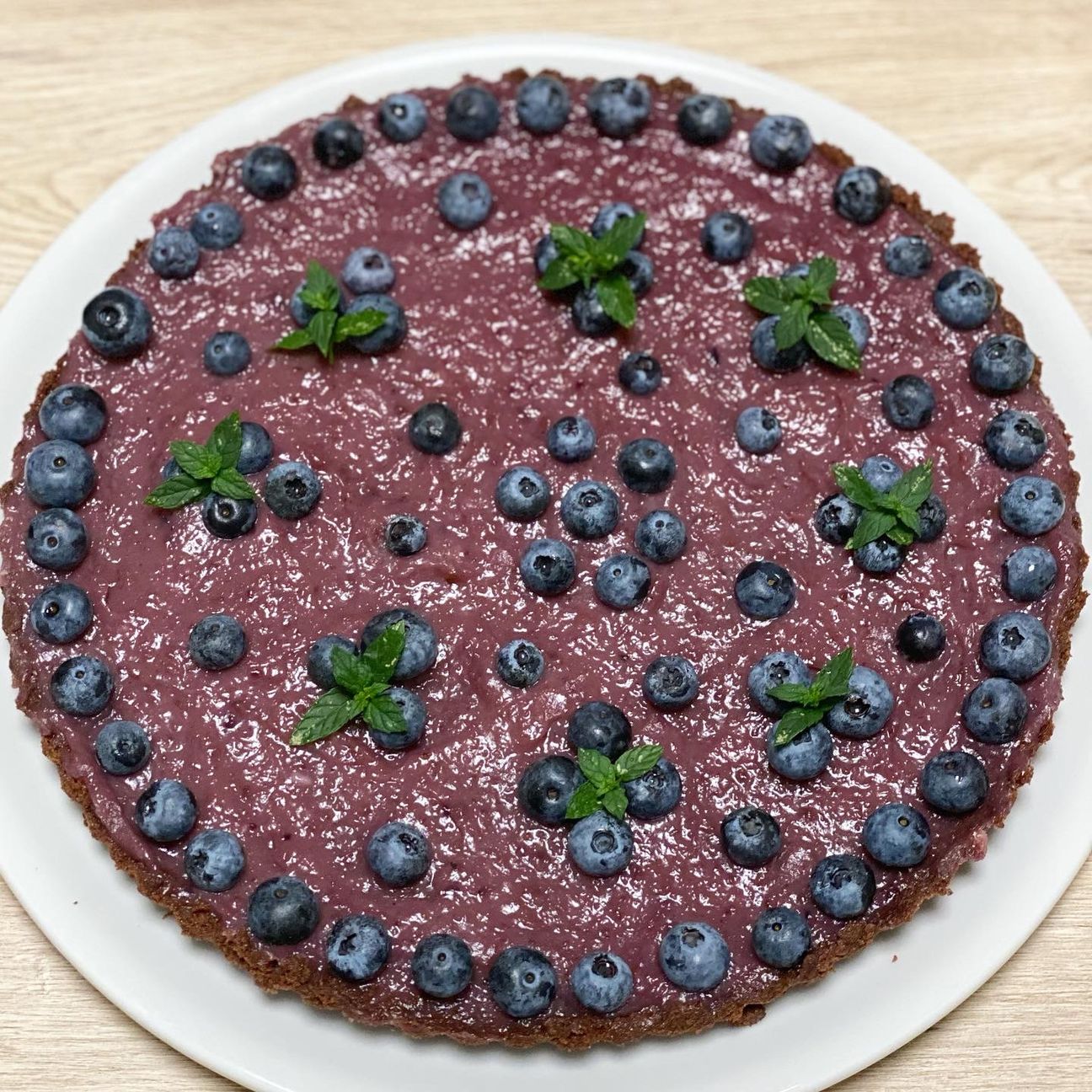 Crostata al curd di mirtilli