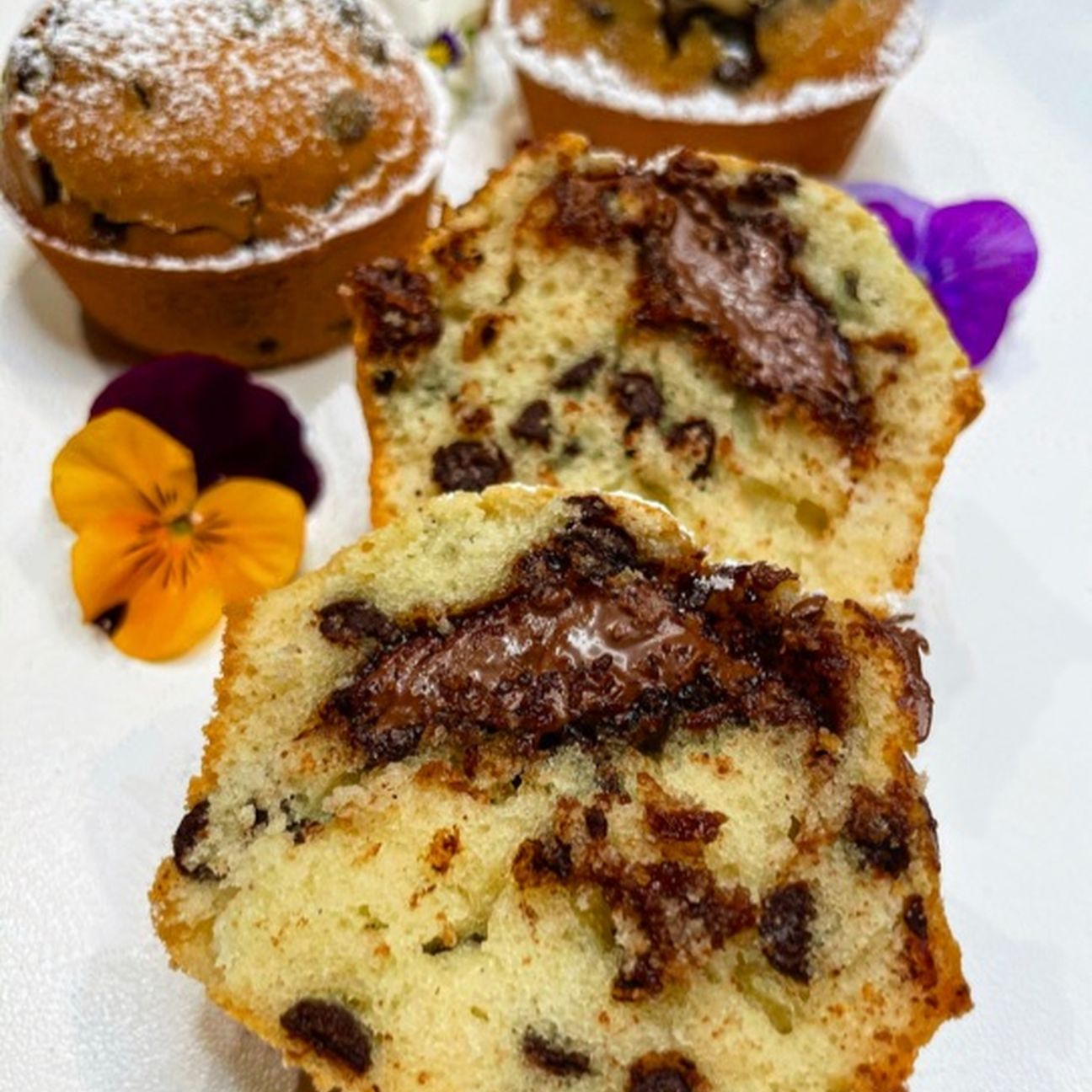 Muffin sofficissimi con ❤️ cremoso di Nutella
