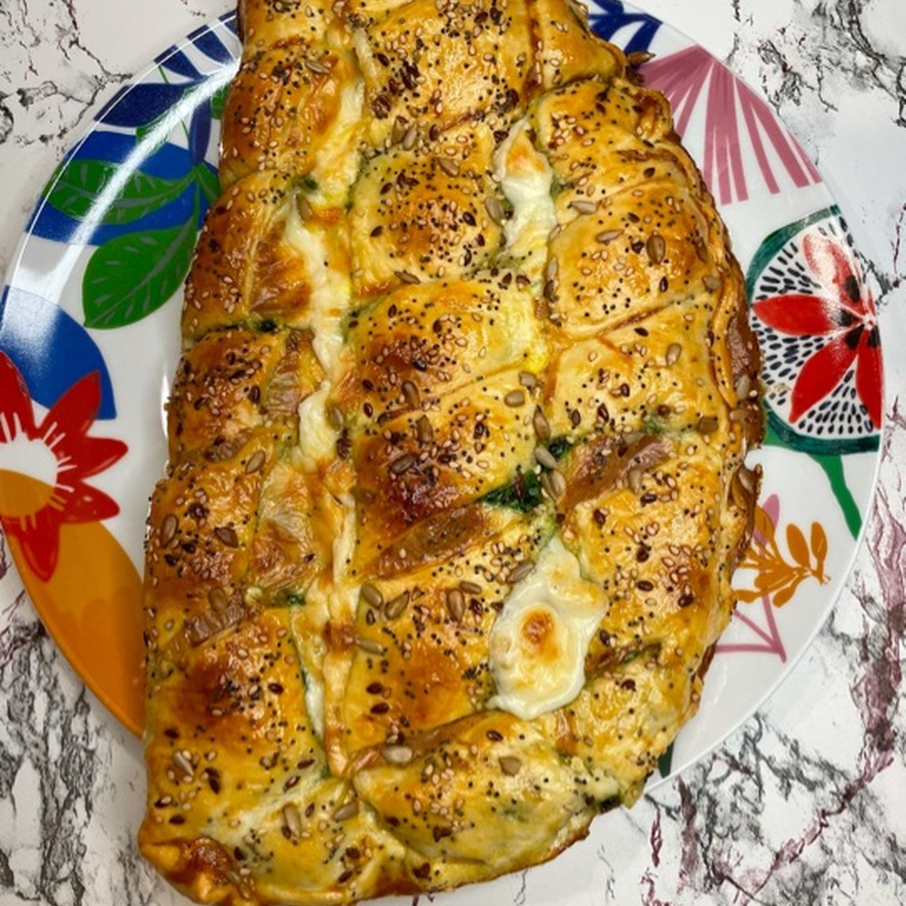 Rustico di sfoglia con ricotta, spinaci e mozzarella super filante!!!