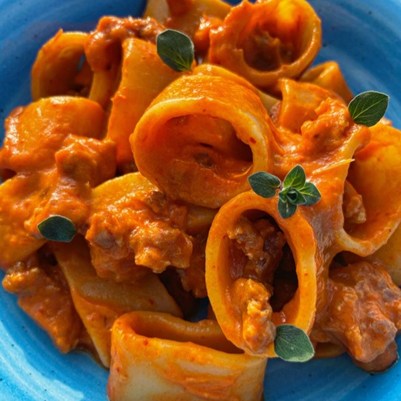 Crema di peperoni e salsiccia