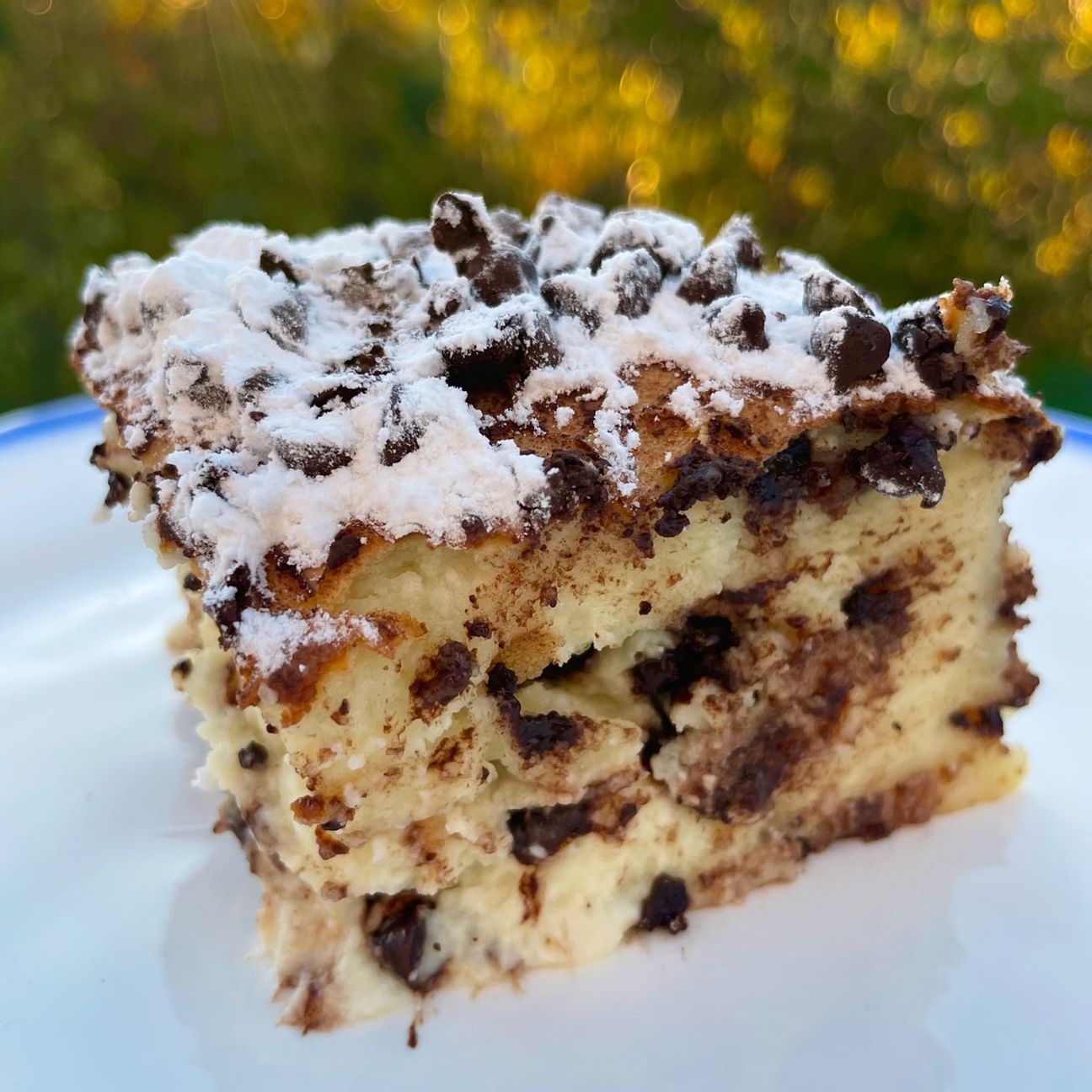 TORTA MAGICA CREMOSA RICOTTA E CIOCCOLATO