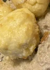 Ricetta Polpette di pollo su crema di funghi