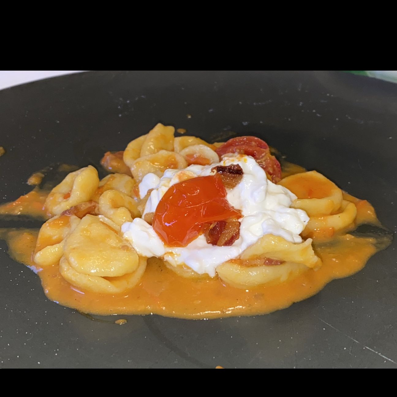 Orecchiette cremose alla burrata