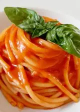 Ricetta Spaghetti risottati  con crema di pomodorini