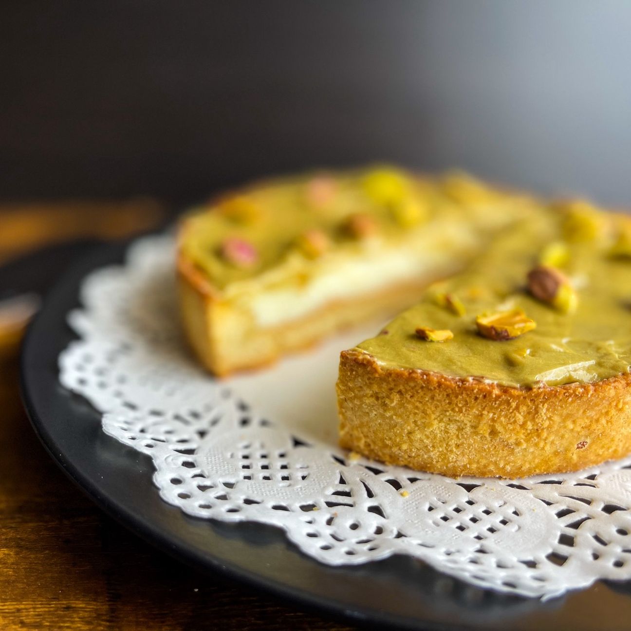 Crostata ricotta e pistacchio