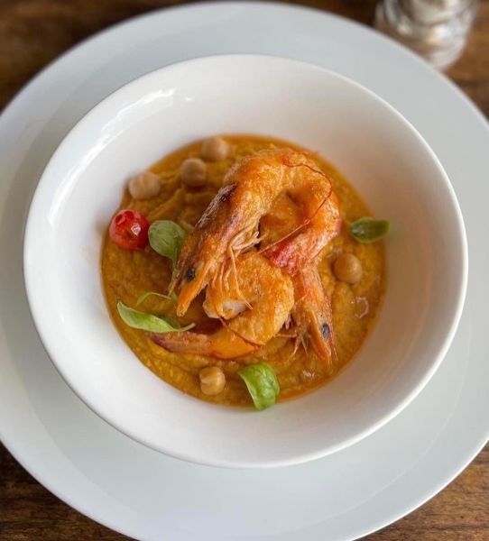 Vellutata di ceci e mazzancolle Al.ta Cucina cucina_e_non_solo