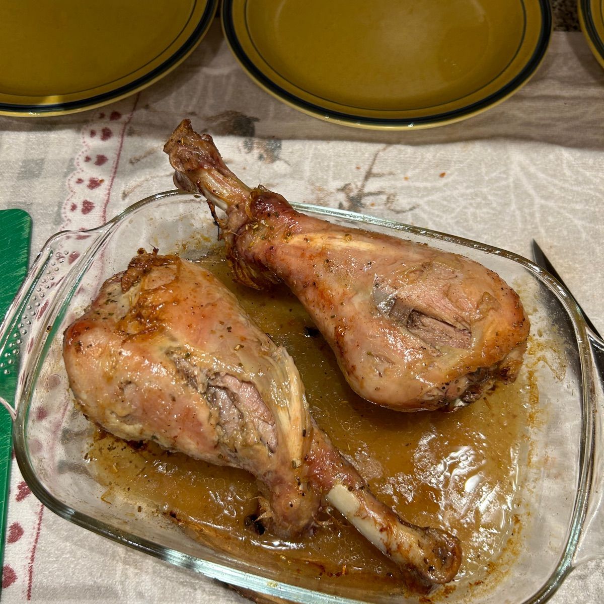 Cosce di tacchino al forno