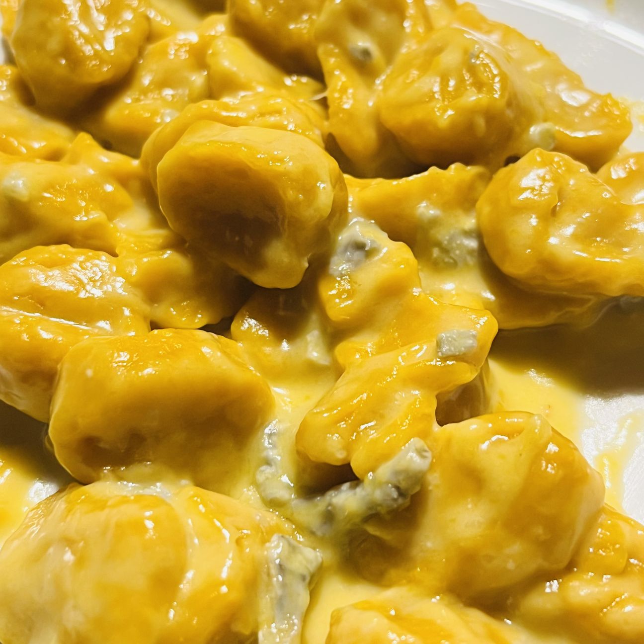 Gnocchi di zucca con gorgonzola