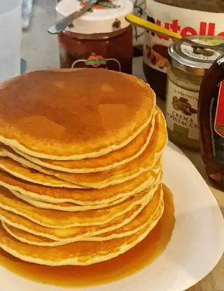 Ricetta Pancakes con sciroppo d'acero di francescacass