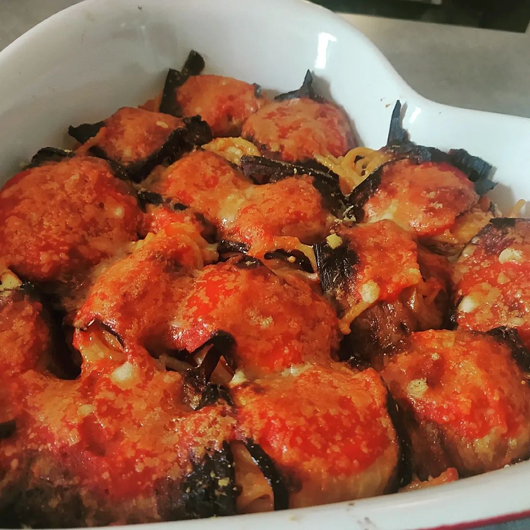 Involtini di melanzane e pasta