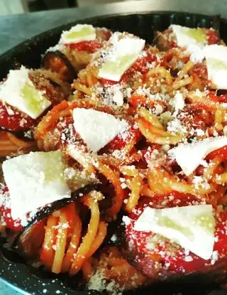 Ricetta Sformato di Spaghetti avvolti nelle melanzane di francescacass