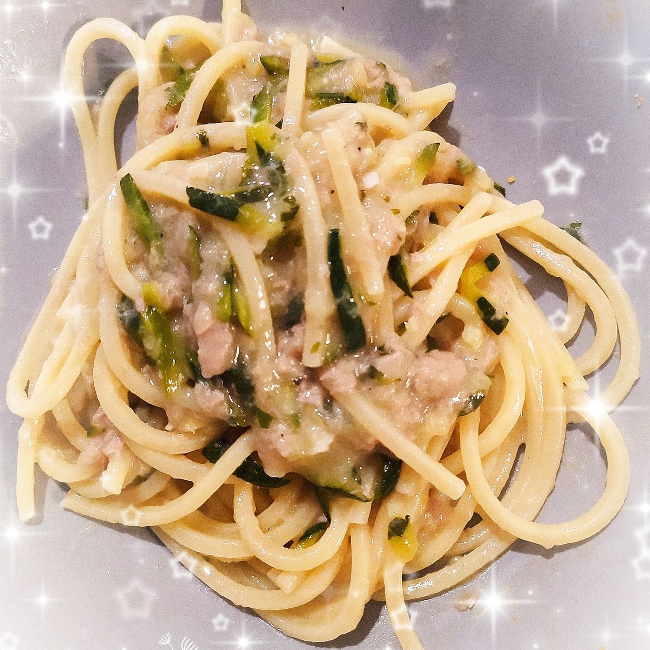 Spaghetti tonno e zucchine